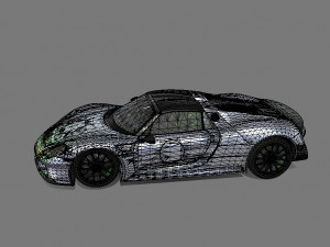 Porsche-918-spyder 3D 模型