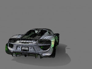 Porsche-918-spyder 3D Model
