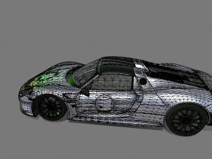 Porsche-918-spyder 3D Model