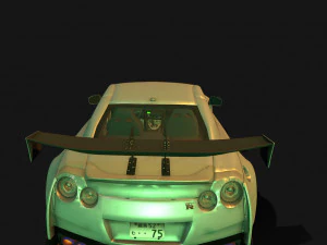 Nissan-gtr-aimgain Modello 3D