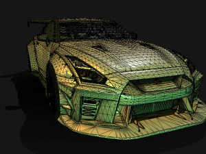 Nissan-gtr-aimgain Modello 3D