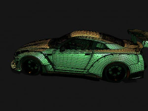 Nissan-gtr-aimgain Modello 3D
