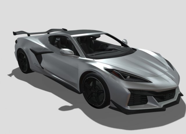 Chevrolet Corvette C8 Z06 Modelo 3D .c4d .max .obj .3ds .fbx .stl .blend 