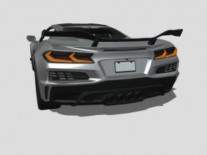 Chevrolet Corvette C8 Z06 3D Model