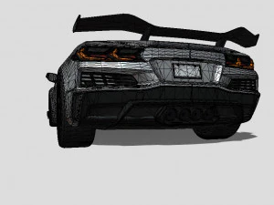 Chevrolet Corvette C8 Z06 3D Model