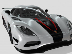 Koenigsegg-agera-r-sapphire 3D 模型