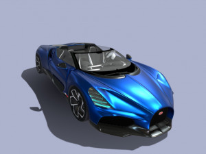 Bugatti-mistral-2023-ccd 3D 모델