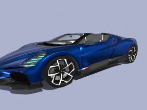 Bugatti-mistral-2023-ccd 3D Model