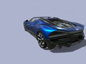 Bugatti-mistral-2023-ccd 3D Model