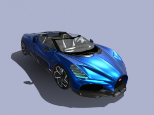 Bugatti-mistral-2023-ccd 3D Модель
