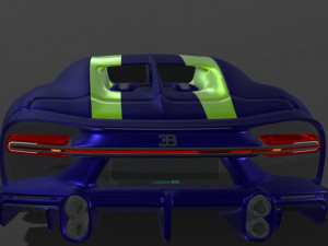 Bugatti-chiron-super-sport-sapphire 3D Модель