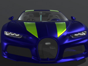 Bugatti-chiron-super-sport-sapphire 3D Модель