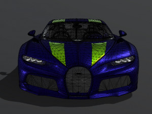 Bugatti-chiron-super-sport-sapphire 3D Модель
