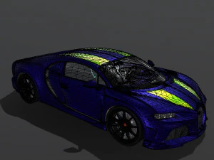 Bugatti-chiron-super-sport-sapphire 3D Model