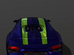 Bugatti-chiron-super-sport-sapphire 3D Model