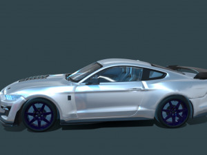 Mustang Shelby GT500 2020 Model 3D