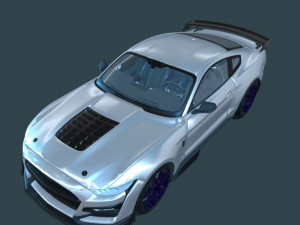 Mustang Shelby GT500 2020 Model 3D