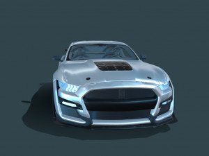 Mustang Shelby GT500 2020 Model 3D