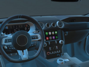Mustang Shelby GT500 2020 Model 3D
