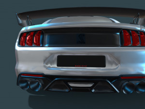 Mustang Shelby GT500 2020 Model 3D