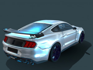 Mustang Shelby GT500 2020 Model 3D