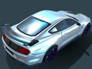Mustang Shelby GT500 2020 Model 3D