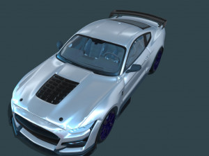 Mustang Shelby GT500 2020 Model 3D