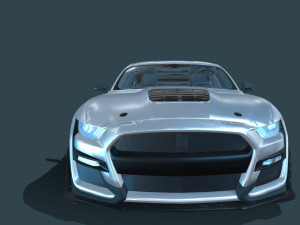 Mustang Shelby GT500 2020 Model 3D