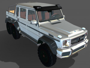 Mercedes-benz-g-63-amg-6x6-br463-2014 Modelo 3D
