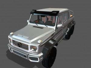 Mercedes-benz-g-63-amg-6x6-br463-2014 3D Model