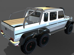 Mercedes-benz-g-63-amg-6x6-br463-2014 3D Model