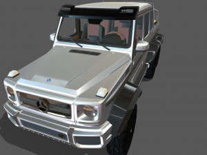 Mercedes-benz-g-63-amg-6x6-br463-2014 3D Model