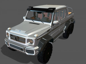 Mercedes-benz-g-63-amg-6x6-br463-2014 3D Model