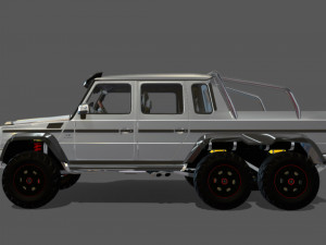 Mercedes-benz-g-63-amg-6x6-br463-2014 3D Model