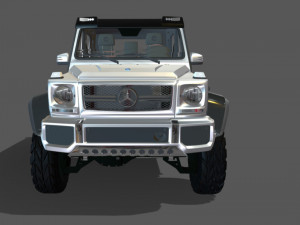 Mercedes-benz-g-63-amg-6x6-br463-2014 3D Model