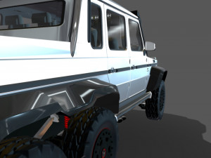 Mercedes-benz-g-63-amg-6x6-br463-2014 3D Model