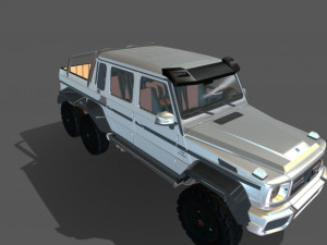 Mercedes-benz-g-63-amg-6x6-br463-2014 3D Model