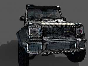 Mercedes-benz-g-63-amg-6x6-br463-2014 3D Model