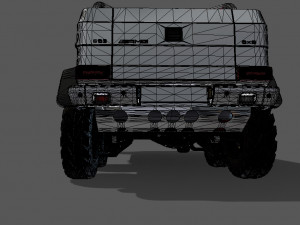 Mercedes-benz-g-63-amg-6x6-br463-2014 3D Model