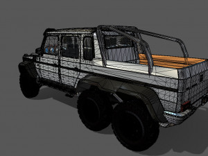 Mercedes-benz-g-63-amg-6x6-br463-2014 3D Model