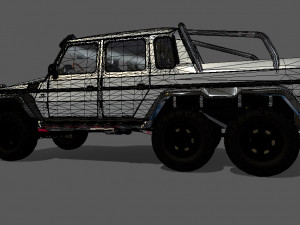 Mercedes-benz-g-63-amg-6x6-br463-2014 3D Model