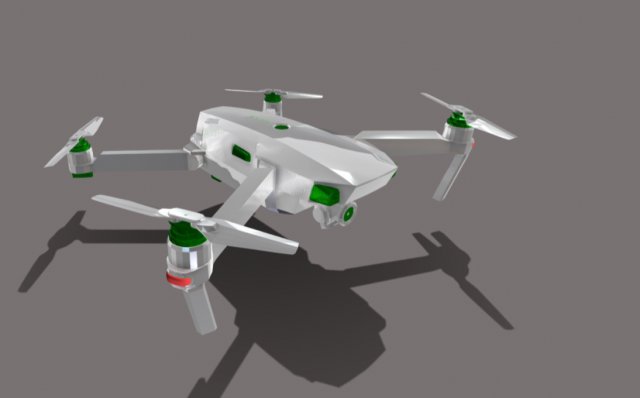 Mavic pro 3D मॉडल .c4d .max .obj .3ds .fbx .stl .blend
