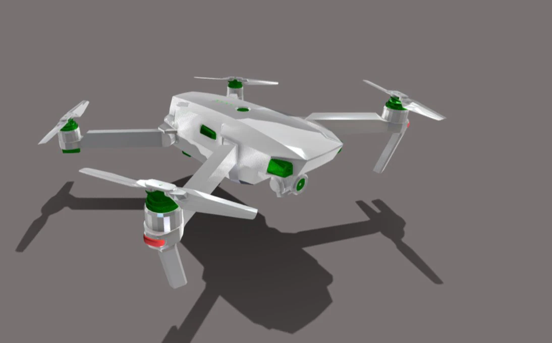 Mavic pro 3D Model .c4d .max .obj .3ds .fbx .stl .blend 