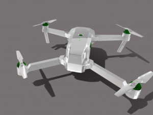 Mavic pro 3D मॉडल