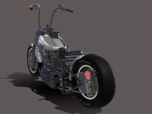 Harley-davidson-knucklehead Model 3D