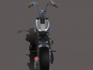 Harley-davidson-knucklehead Model 3D