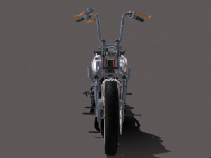 Harley-davidson-knucklehead Model 3D