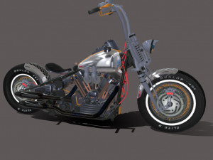 Harley-davidson-knucklehead Model 3D