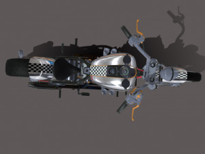 Harley-davidson-knucklehead Model 3D