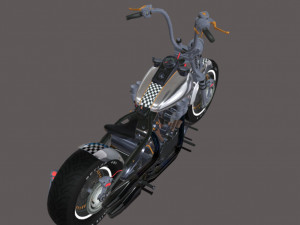 Harley-davidson-knucklehead Model 3D